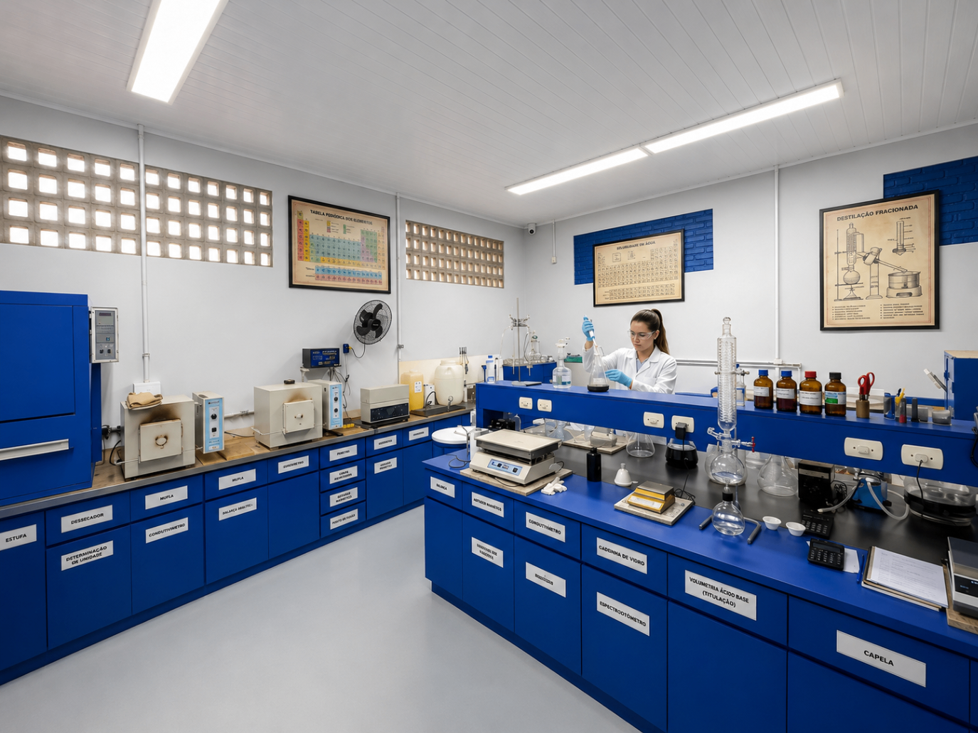 In-house chemical laboratory